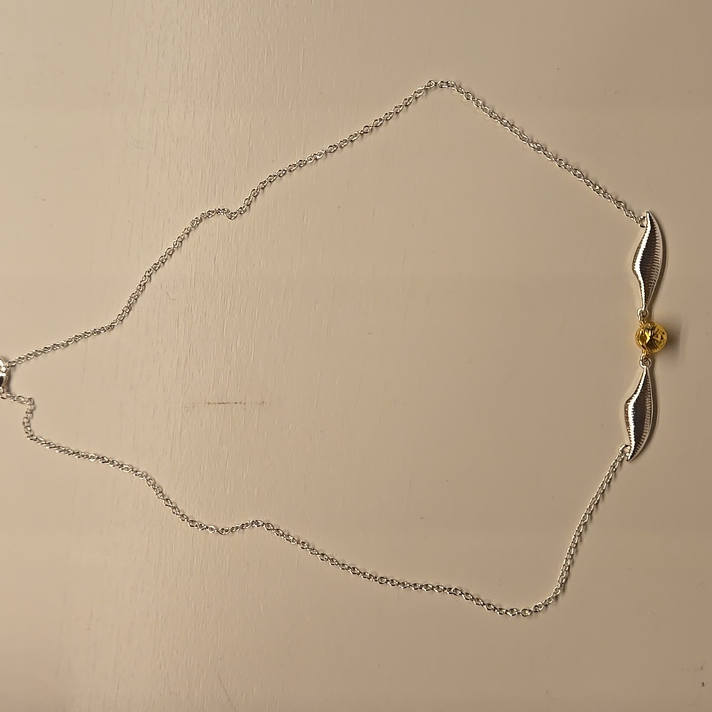 NWOT Golden Snitch Harry Potter Necklace